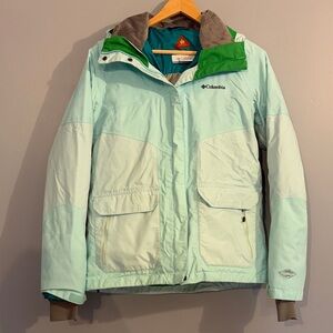 Columbia Women's Green Double Ski Jacket